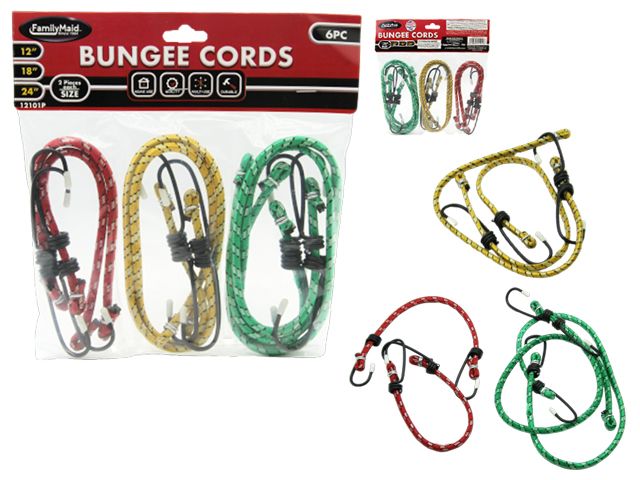 96 Pieces of 6 Piece Bungee Cords
