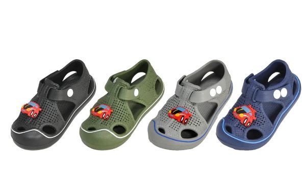48 Pairs of Toddler Race Car Strap Shoe