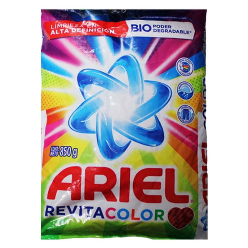 10 Pieces of 850gm 39394 Ariel Revita Color Detergent