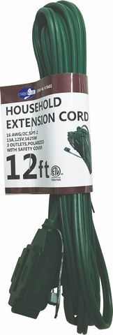 36 Pieces of C-Etl 12 Ft Green Indoor Extension Cord