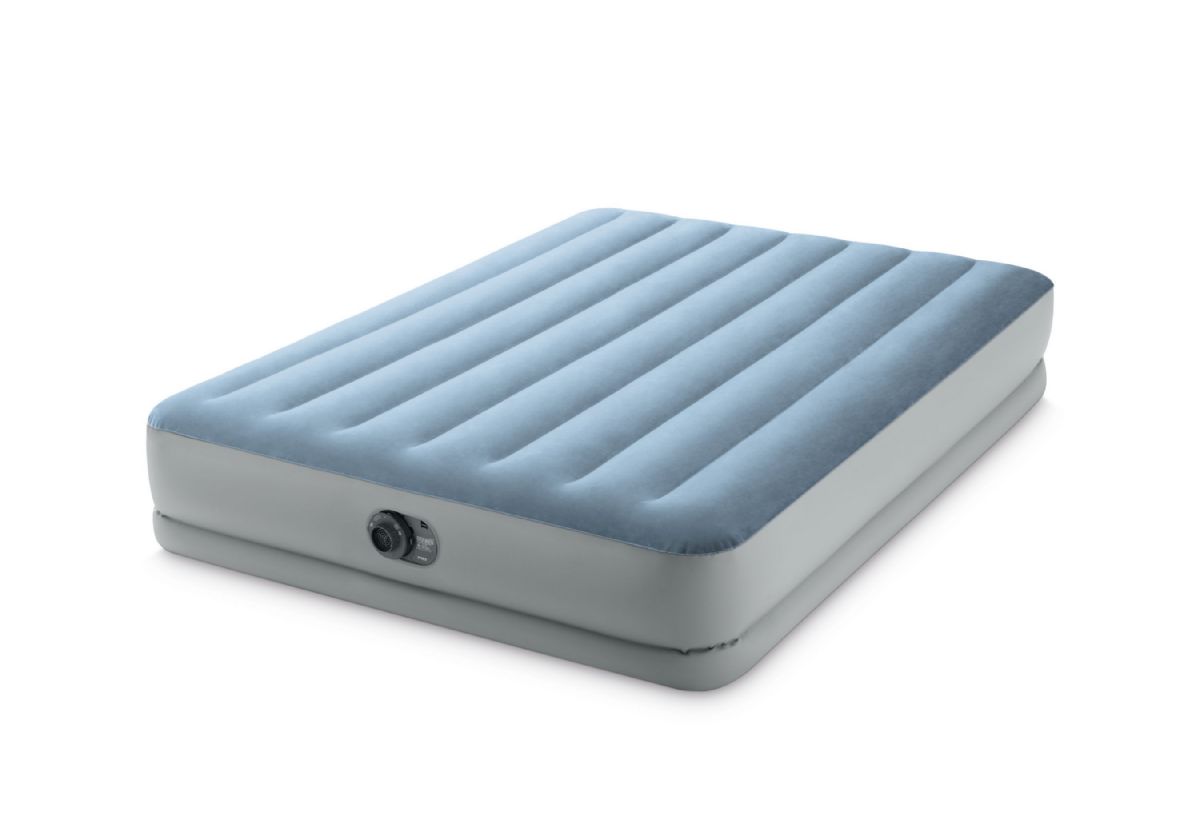 2 Pieces Air Mattress With Built In Pump Queen Size Inflatables