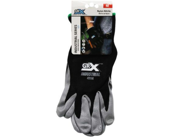 72 pieces Grx Industrial Series 431 Latex Work Gloves In Size M - Working  Gloves - at 