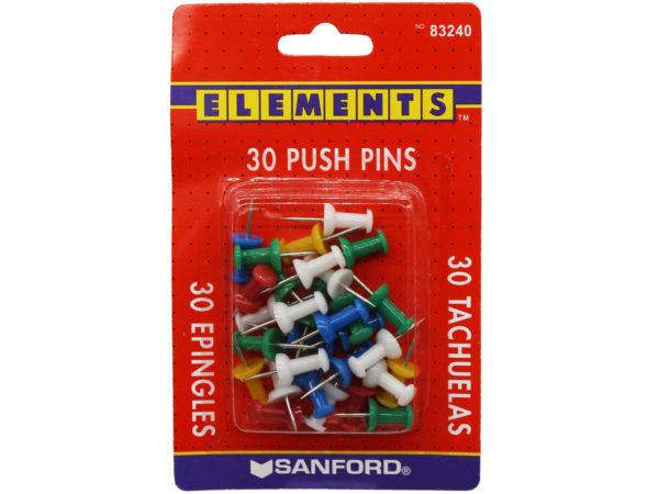 168 pieces of 30 Count Sanford Push Pins
