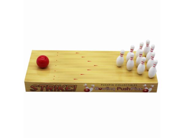 36 pieces of Bowling Pin Pushpins