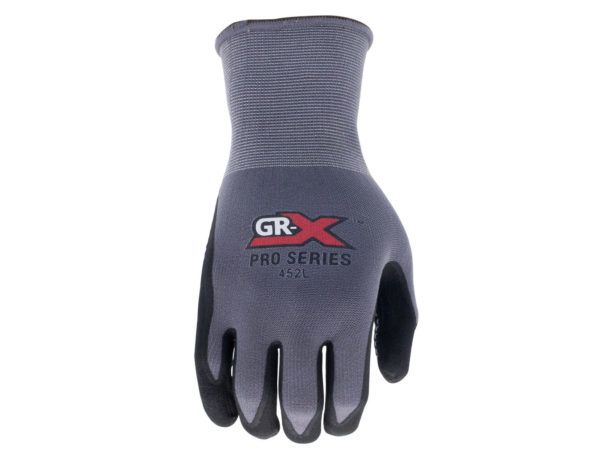 72 pieces of Grx Professional Series 452 Microfoam Nitrile Work Gloves In Size L