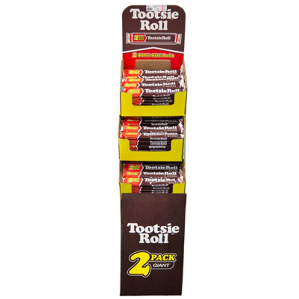 120 pieces of Tootsie Roll Twin Pack 5 Oz Shipper