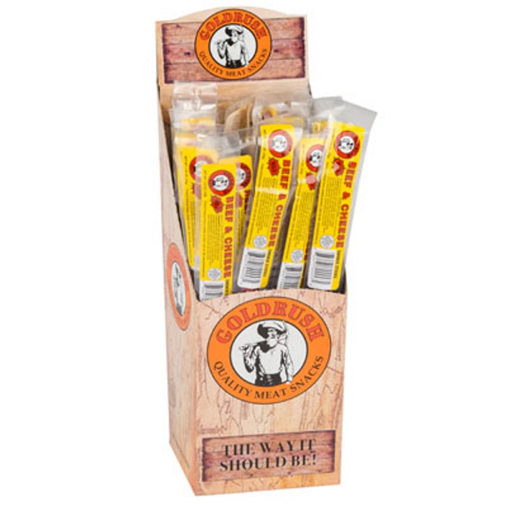 48 pieces Beef Sticks Beef & Cheese 1oz2 24pc Display Boxsell In Usa