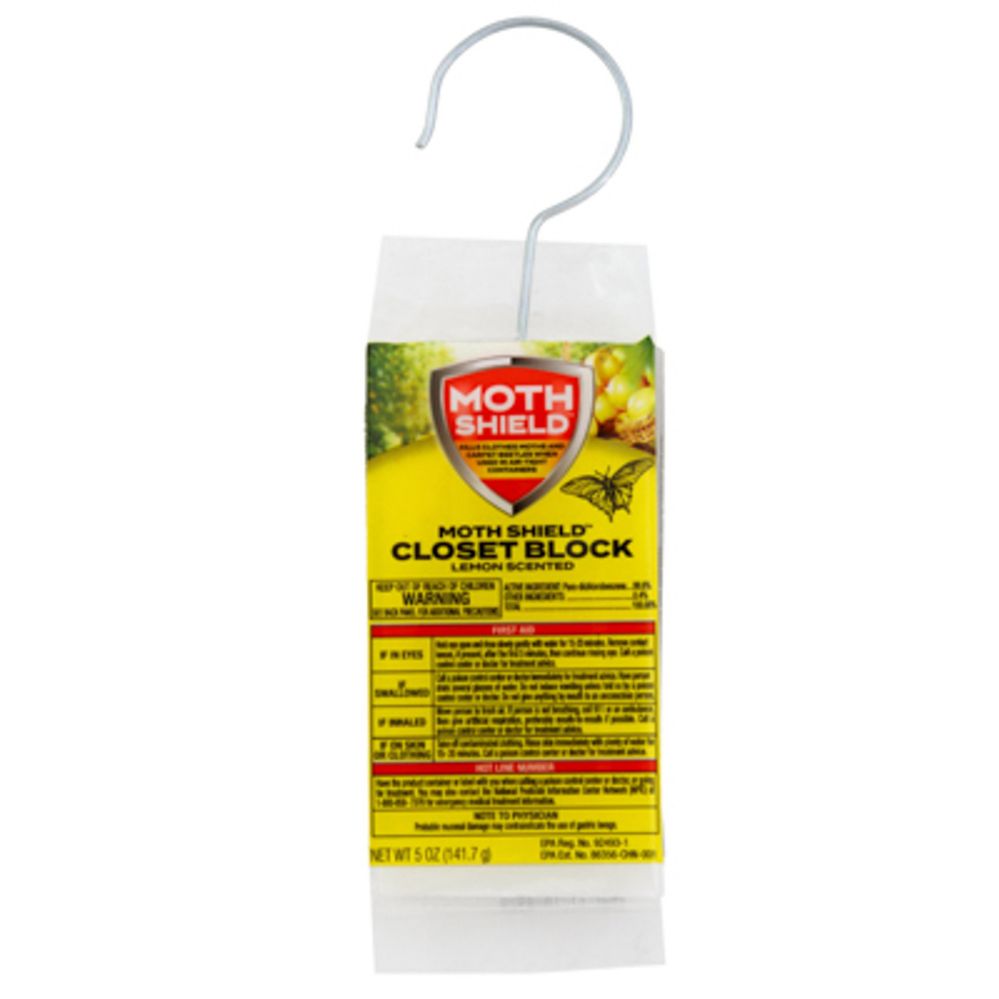 24 pieces of Moth Shield Closet Deodorizer 5oz Lemon On Hanger
