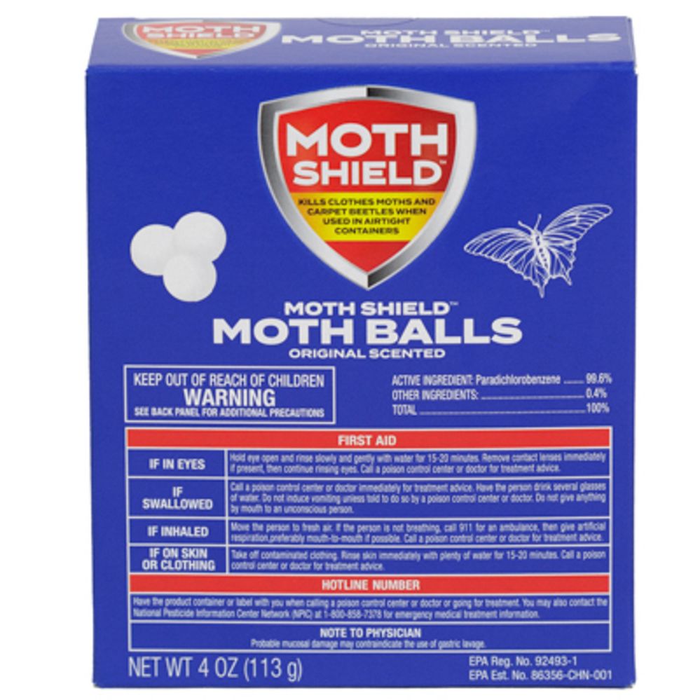 24 pieces of Moth Balls 4oz Original Boxed Moth Shield