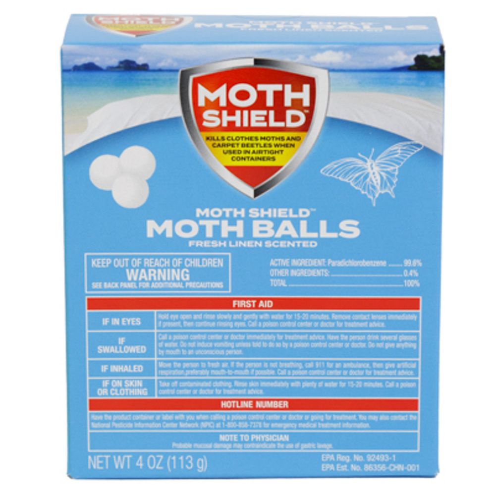 24 pieces of Moth Balls 4oz Fresh Linen Boxed Moth Shield
