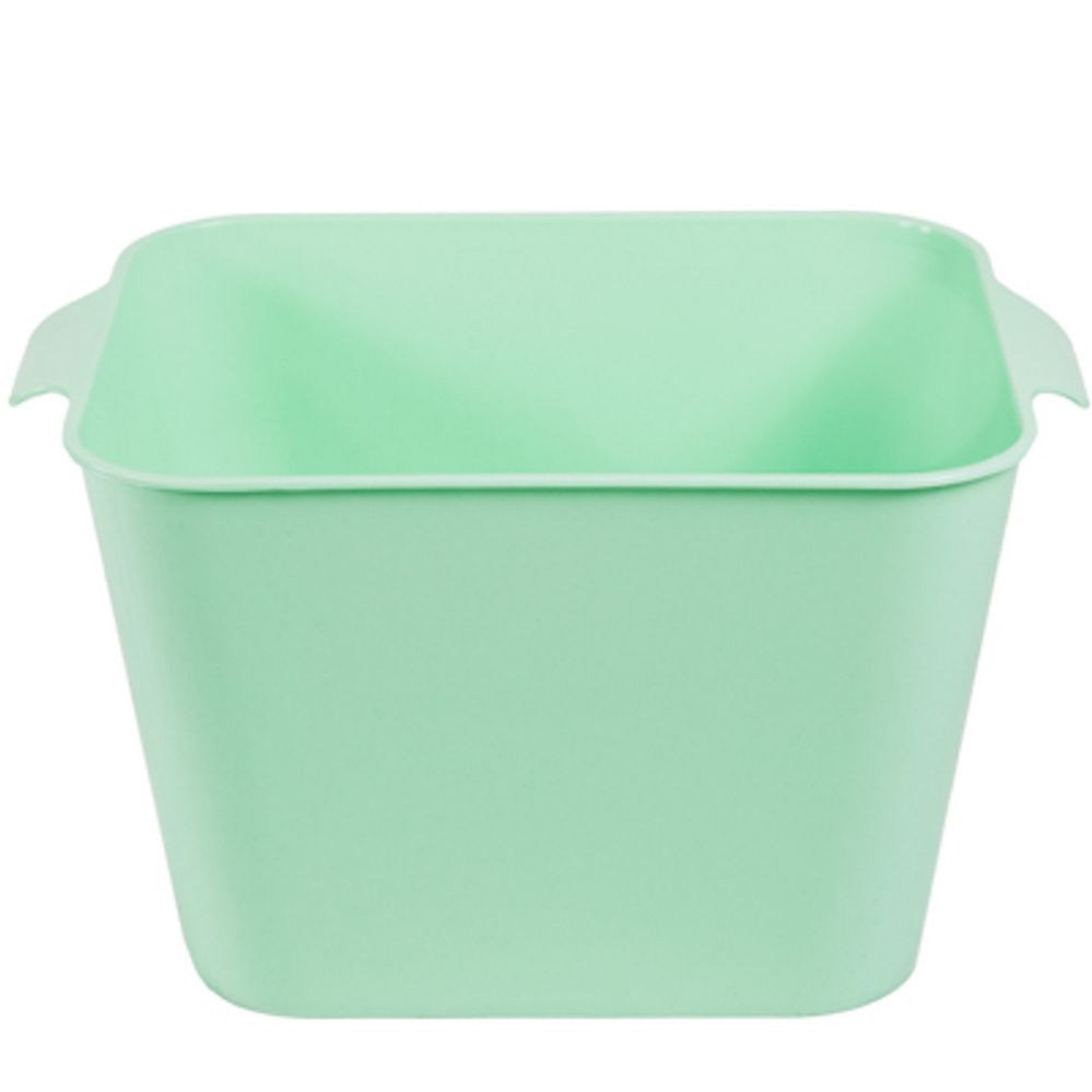 6 pieces of Organizer Tote Resin 8x10x14 Honeydew Ref: 6658-1501-Bay