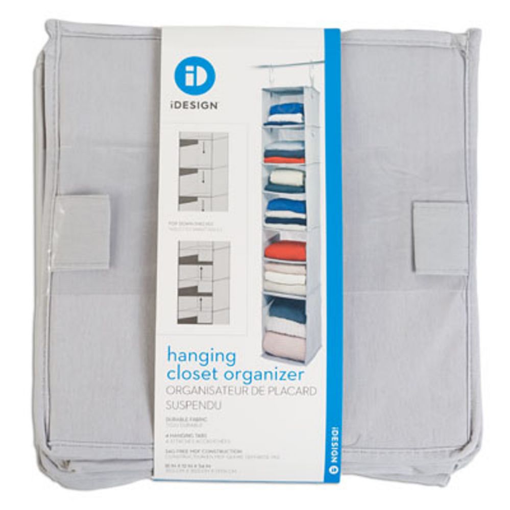 8 pieces of Closet Shelf Organizer 5-8 Evie 12x12x54in Gray