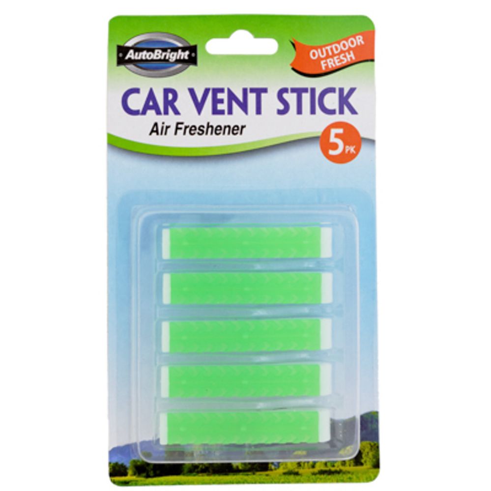 48 pieces of Air Freshener Outdoor Freshcar Vent Stick 5pk Carded