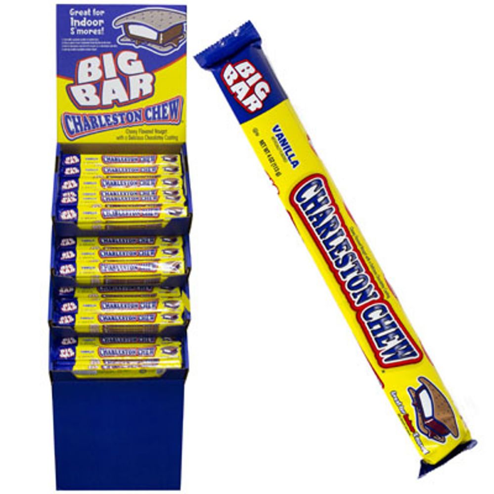 120 pieces Charleston Chew 4 Oz Bar In Floor Display Food & Beverage