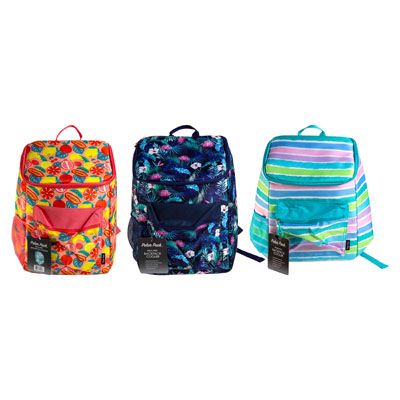 24 Pieces of Cooler Back Pack Insulated 3 Assorted Prints See N2 Polar Pack