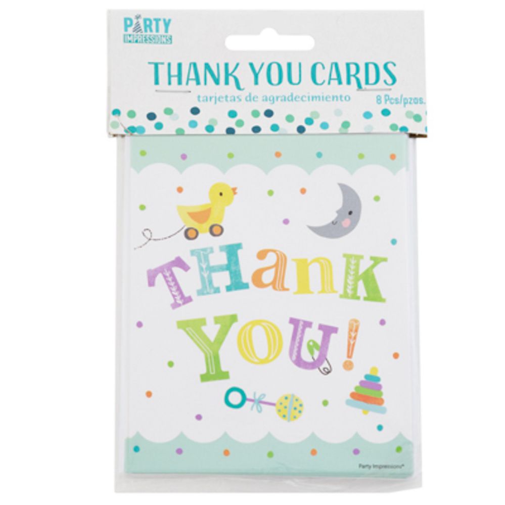 144 pieces of Thank You Cards Welcome Sweet Little Baby 8ct