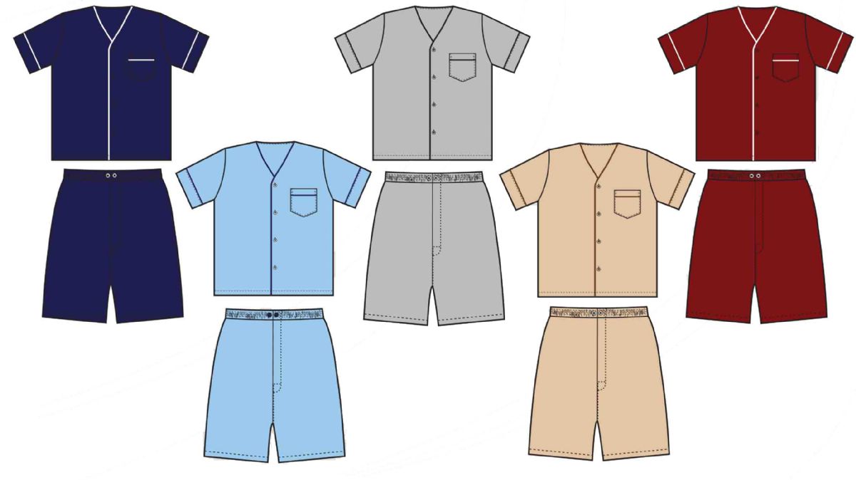 48 Sets of 2 Piece Mens Shorts Sleeve Pajama Set Assorted Colors And Sizes M-Xxl