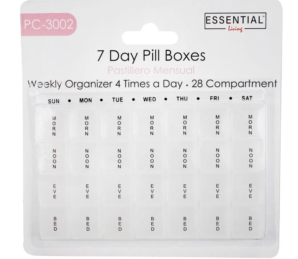 24 Sets of 7 Day Pill Boxes