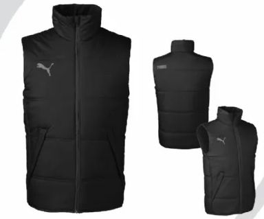 12 Pieces of Puma Sport Adult Essential Padded Vest Solid Black