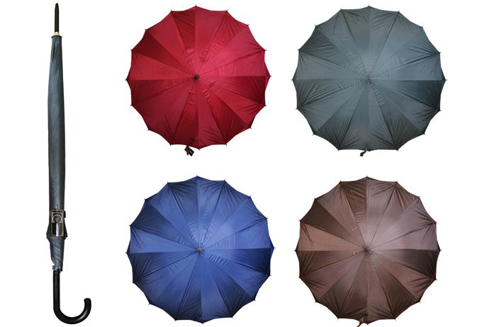 48 Pieces of Umbrella In Assorted Solid Colors