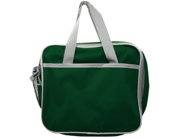 12 pieces of On The Go Insulated Lunchbox Cooler In Hunter Green
