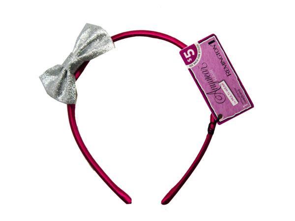 180 pieces of Removable Bow Pink Head Band