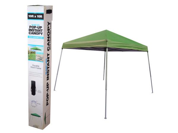 3 pieces of Forest Green Slant Foldable Gazebo Tent