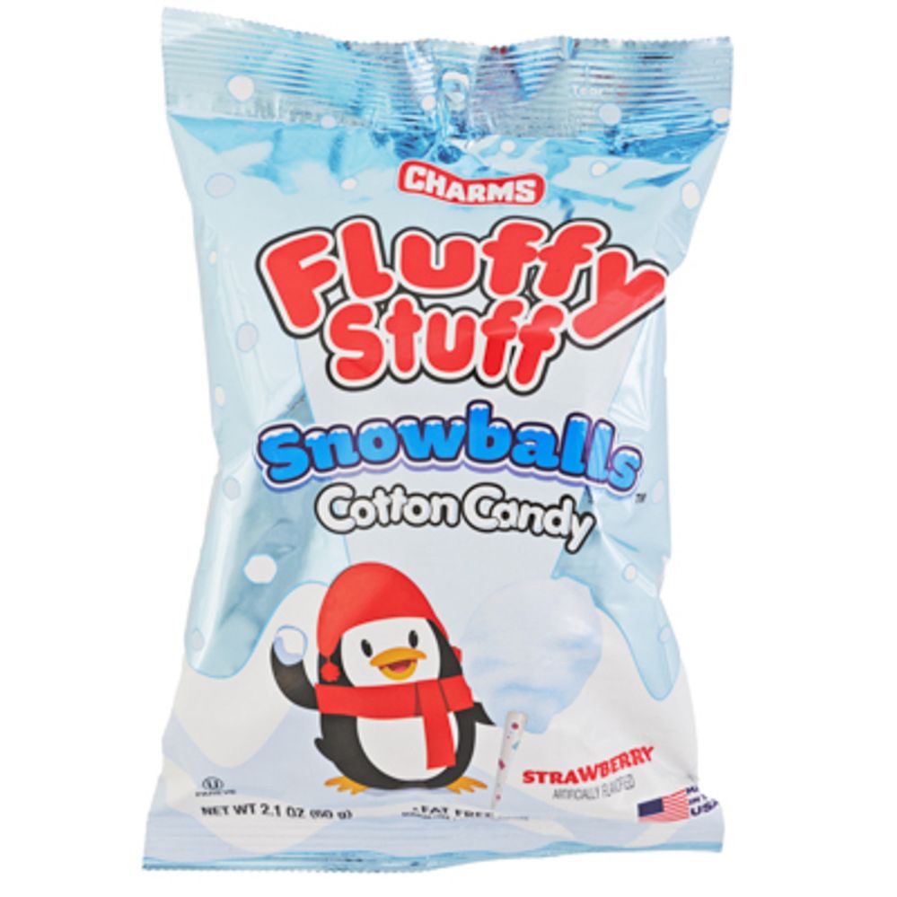 Fluffy Stuff Cotton Candy Bag: 24 Count - 2.5 oz