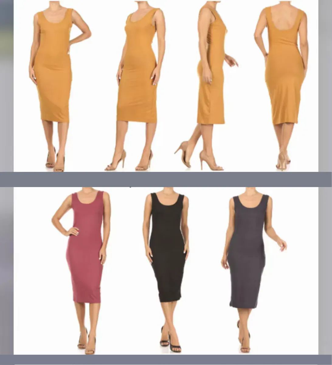 72 Pieces of Womens Fashion Slip Dress In Assorted Colors