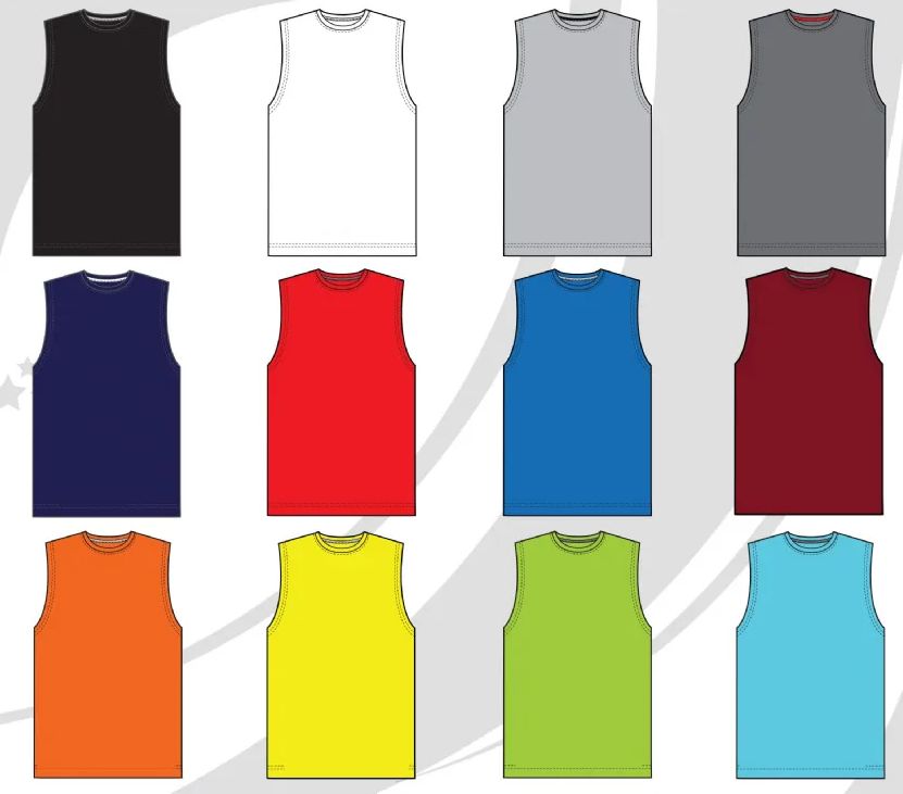 72 Pieces of Men's Sleeveless Muscle Tee Moisture Wicking Athletic Top Sizes M-2xl