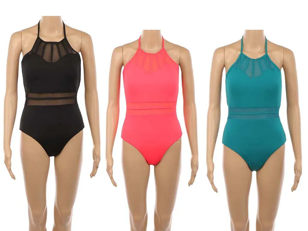 48 Pieces of Womens One Piece Set Swimming Suit In Assorted Colors
