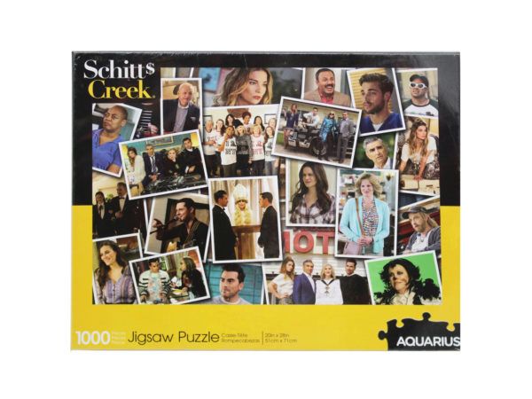 12 pieces of Schitts Creek Collage 1000 Piece Jigsaw Puzzle