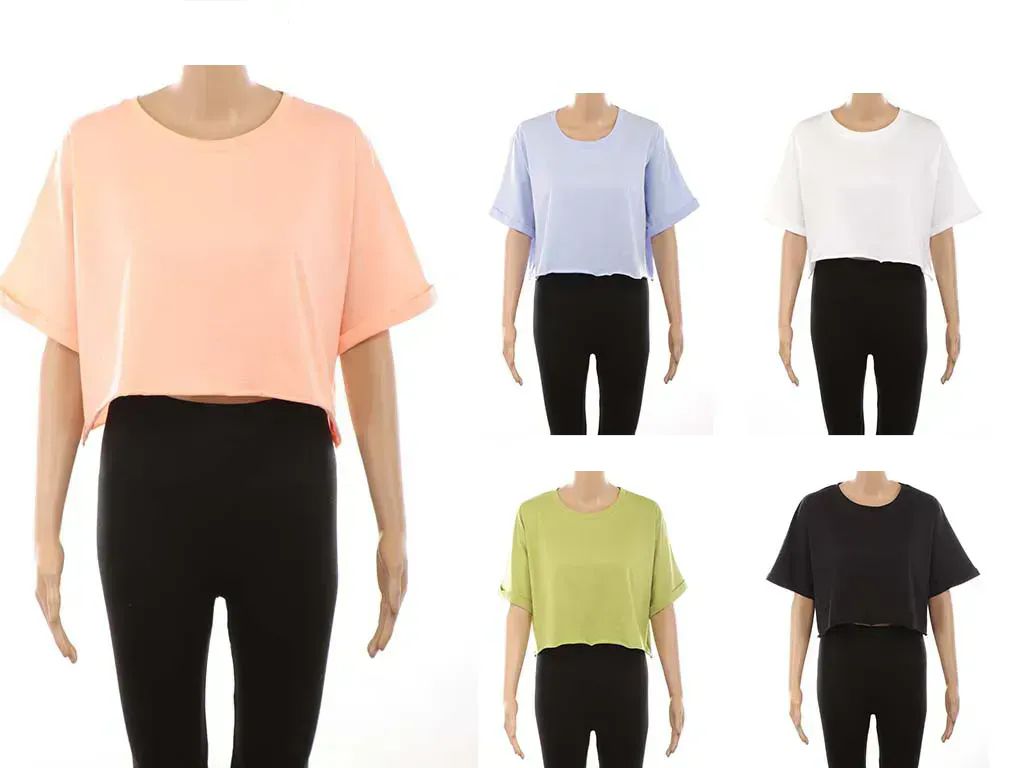 48 Pieces of Womens Soft Loose T Shirt In Assorted Color