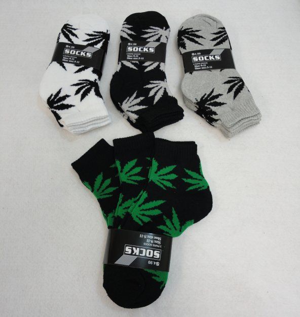 72 Pieces of Men's Anklets Mary Jane 420 Socks