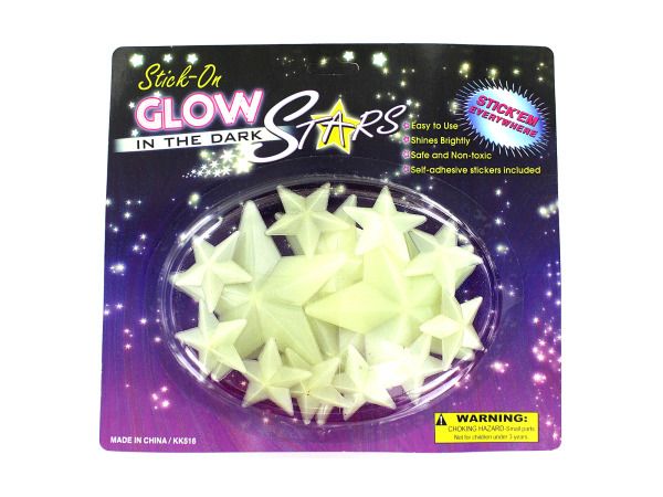 108 Pieces of Stick - On Glow In The Dark Stars Set