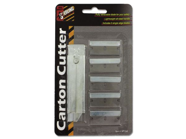 72 Pieces of Carton Cutter With Extra Blades