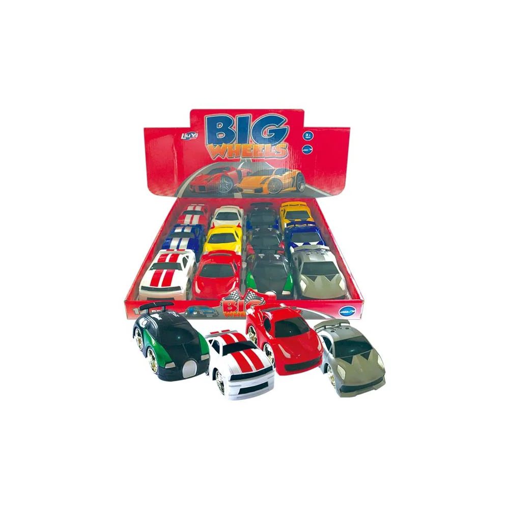 12 Pieces of Big Wheels Toy Race Car