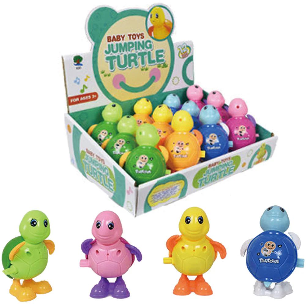 12 Pieces of Jumping Toy Turtles