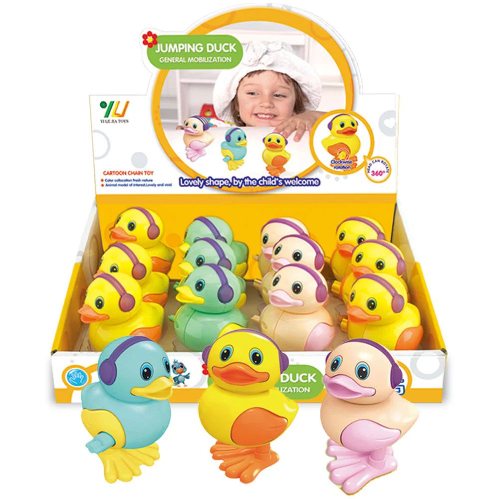 12 Pieces of Jumping Toy Duck