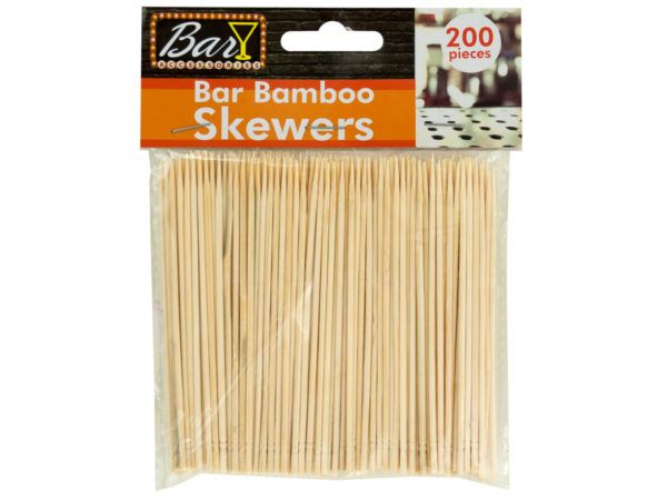 24 Pieces of Bar Bamboo Skewers