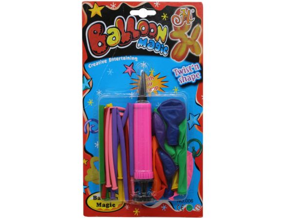 48 Pieces of 21 Count Twist And Shape Balloons With Pump