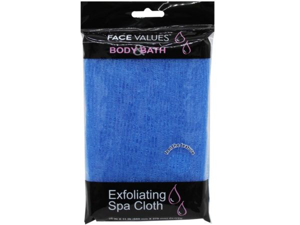 54 pieces of Face Values Body And Bath Exfoliating Spa Cloth In Assorted