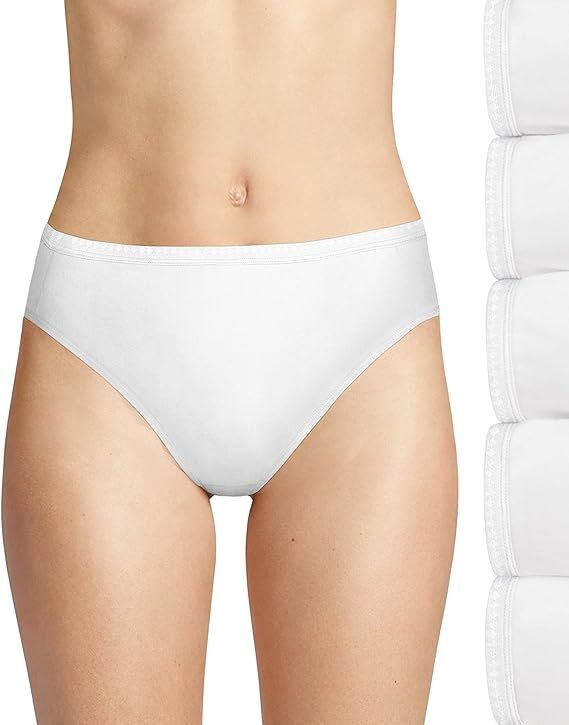 24 Wholesale Yacht & Smith Womens Cotton Lycra Underwear White Panty Briefs In Bulk, 95% Cotton Soft Size X-Large