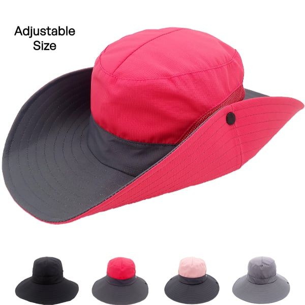 12 pieces Men's Hiking Sun Hat - Lightweight and Breathable Hat Adjustable  - Sun Hats - at 