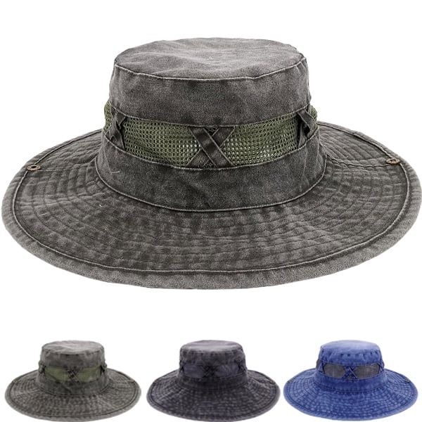 12 pieces Men's Breathable Summer Hiking Hat - Sun Hats - at 