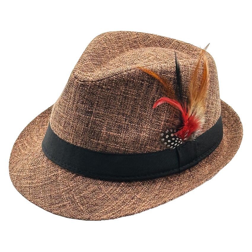 36 Pieces Hat Feathers for Fedora Colorful Large Hat Band Real