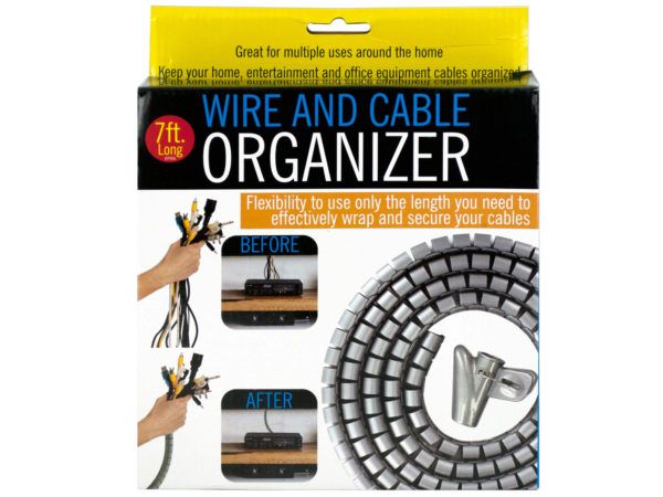 24 Pieces of Wire And Cable Organizer