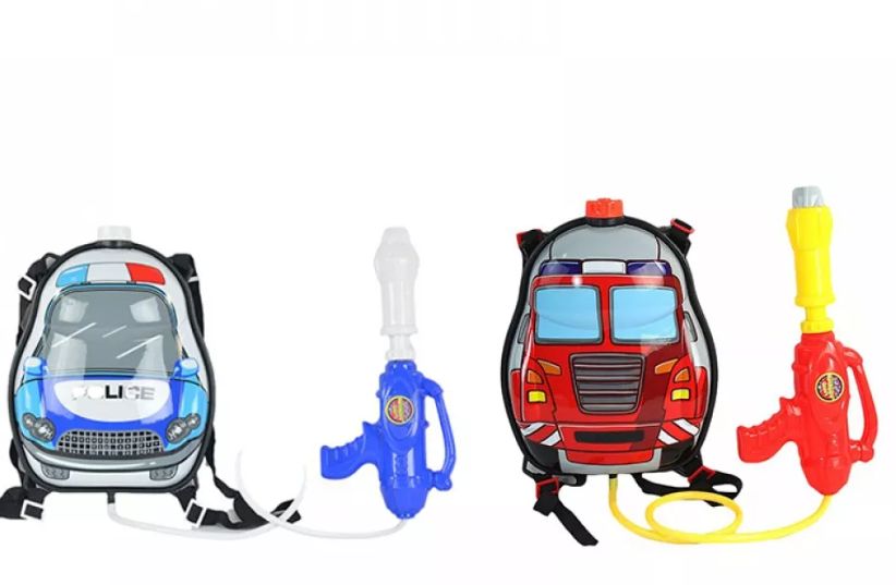 3 Bulk Police&firefighter Water Gun Backpack - at - bluestarempire.com