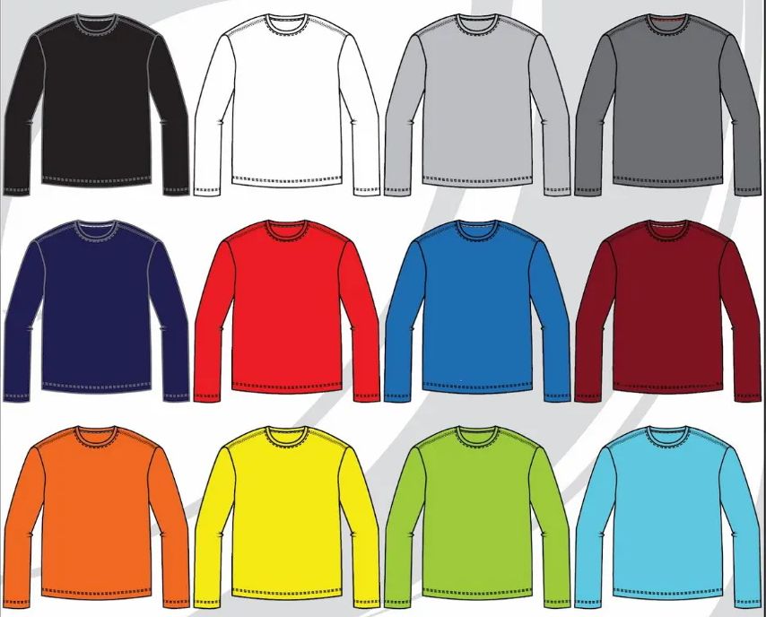 72 Pieces of Men's Crew Neck Long Sleeve Wicking Top Size M-2xl