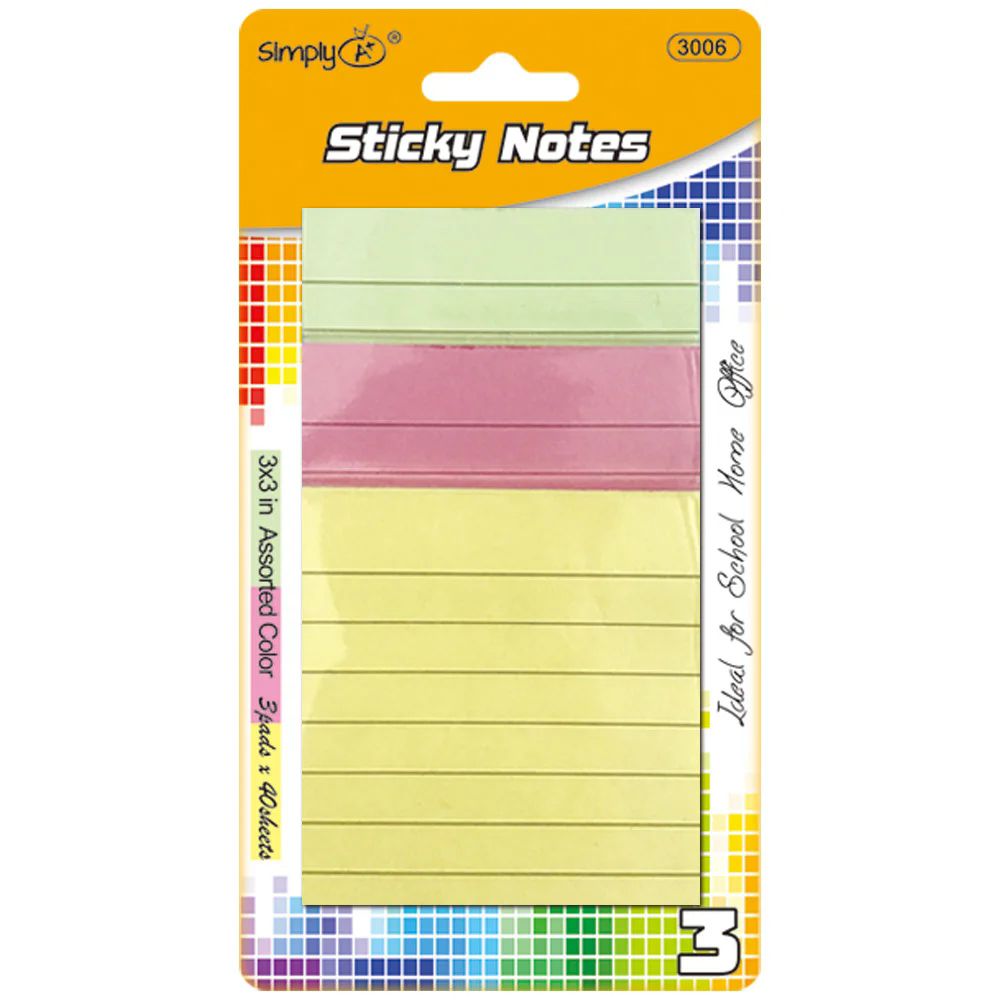 48 Packs of Lined Sticky Notes